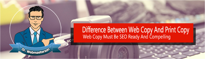Difference between Web and Copy Writing