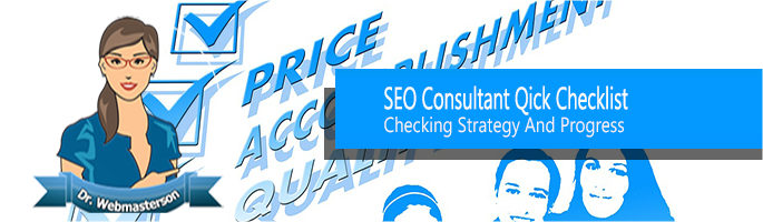 SEO Consultant Quick Checklist